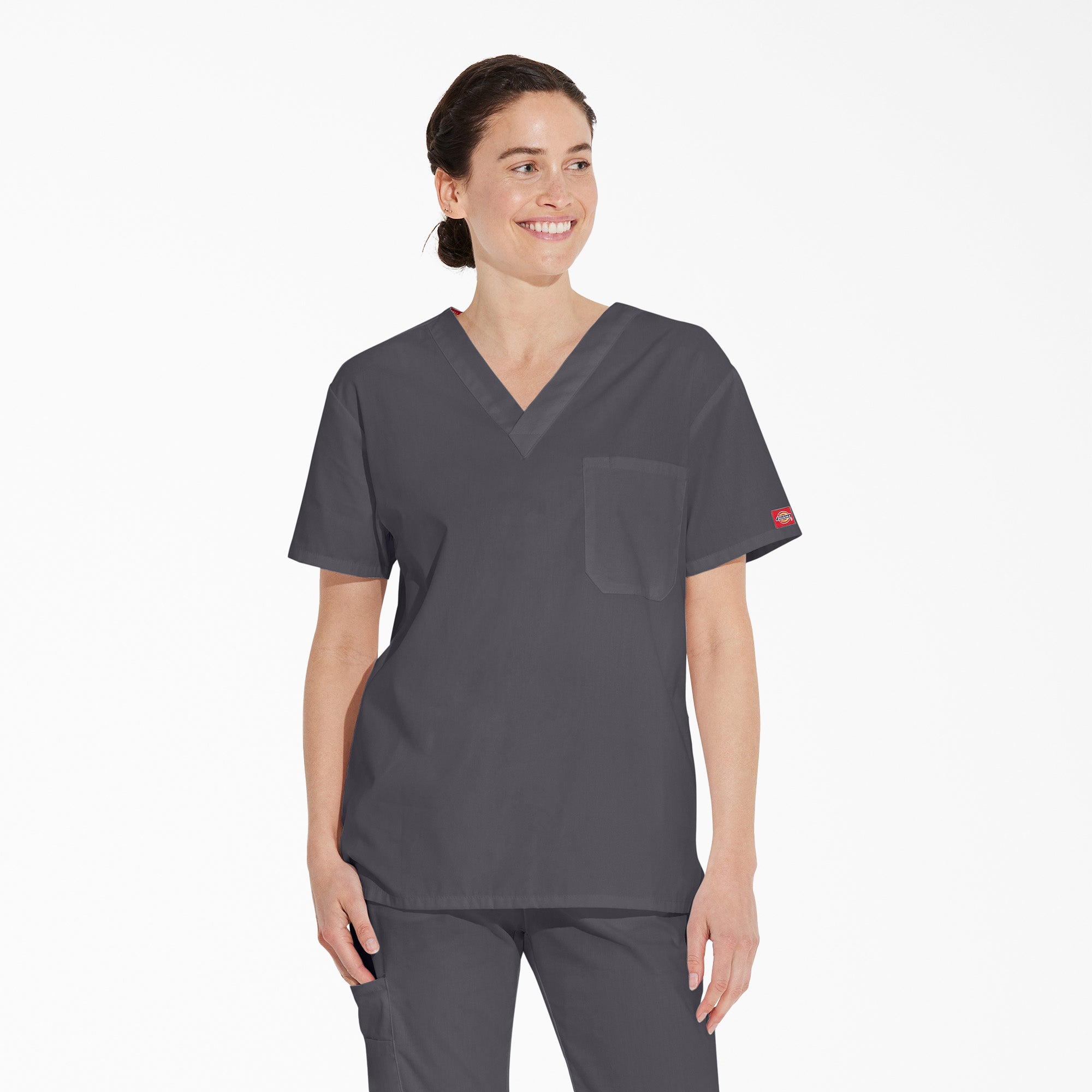 Unisex EDS Signature V-Neck Scrub Top