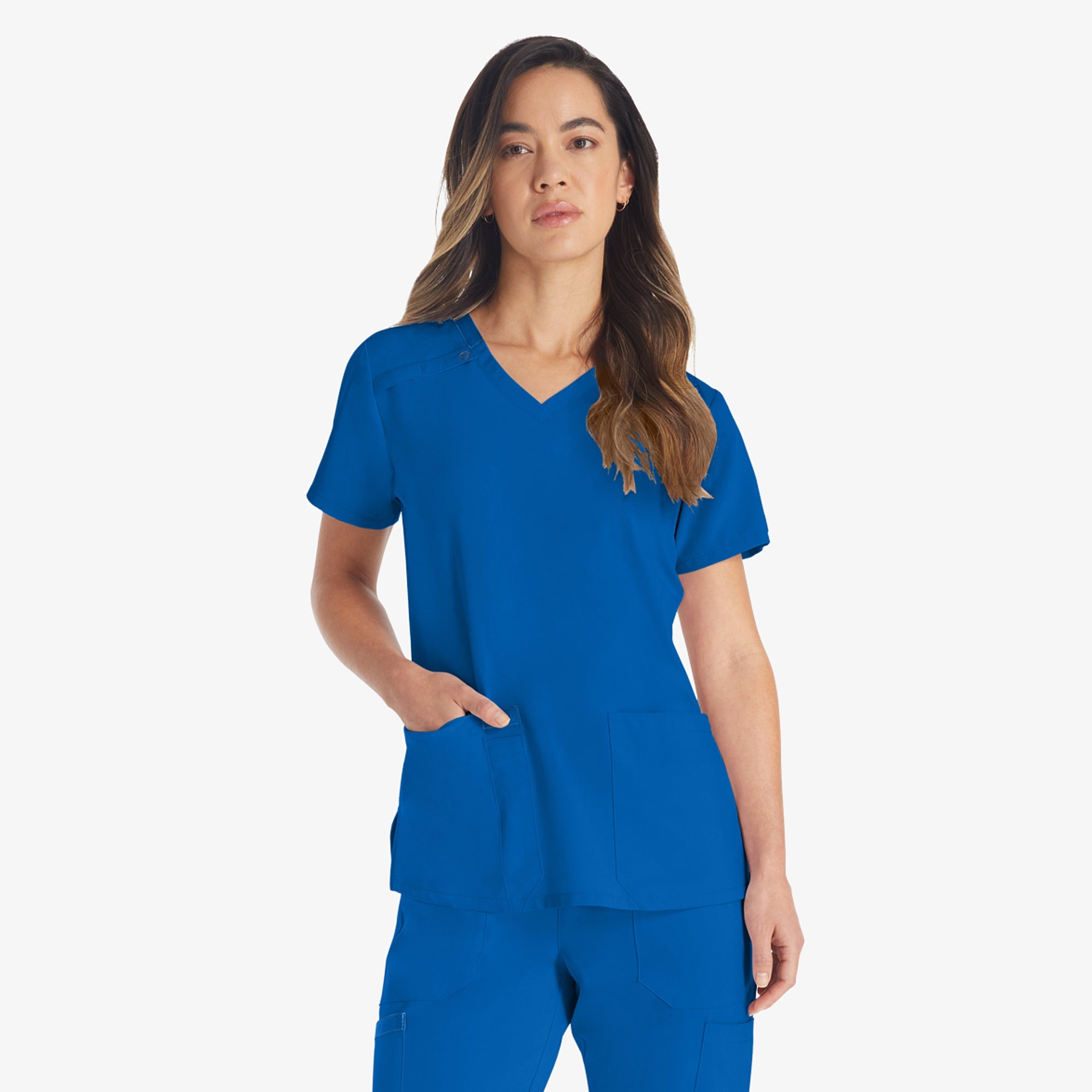Women's EDS Essentials V-Neck Scrub Top