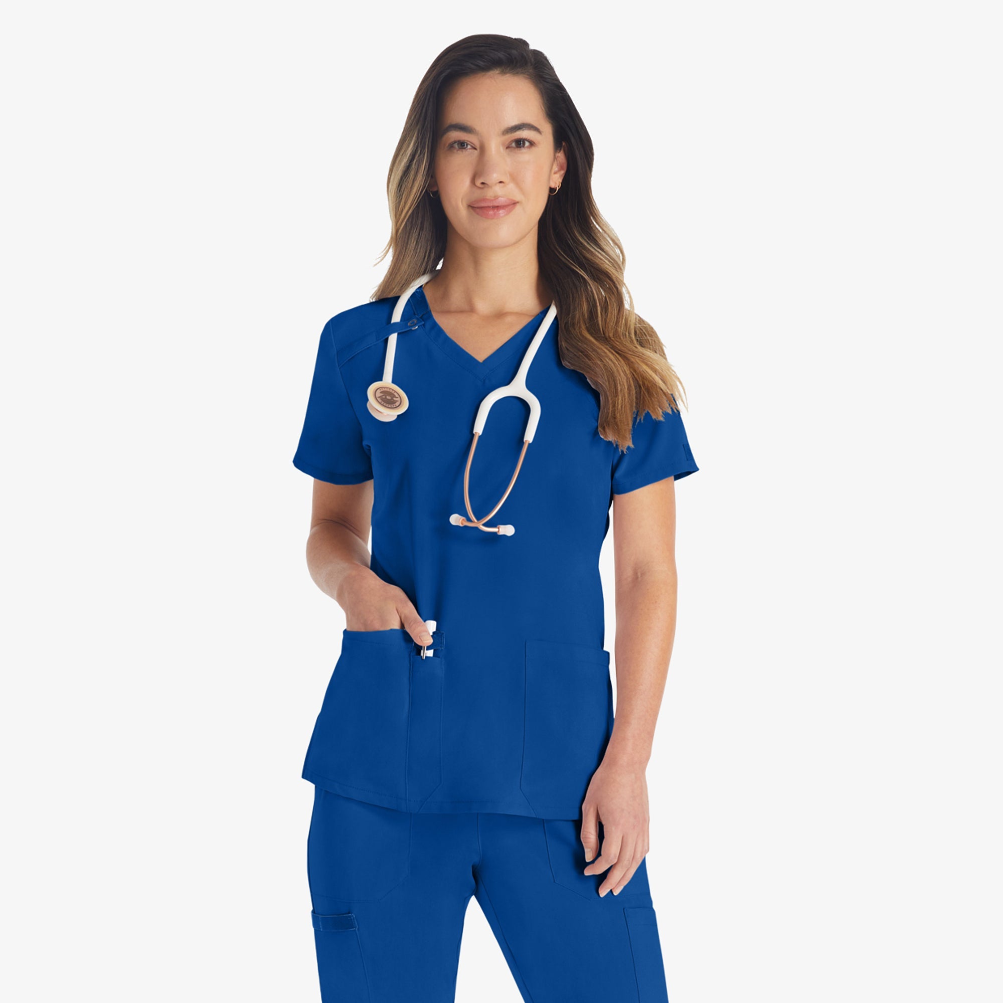 Women's EDS Essentials V-Neck Scrub Top