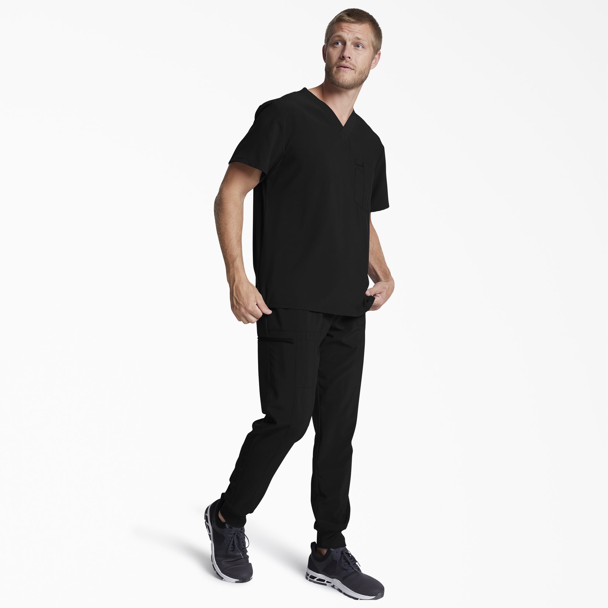 Men's EDS Essentials Tuckable V-Neck Scrub Top