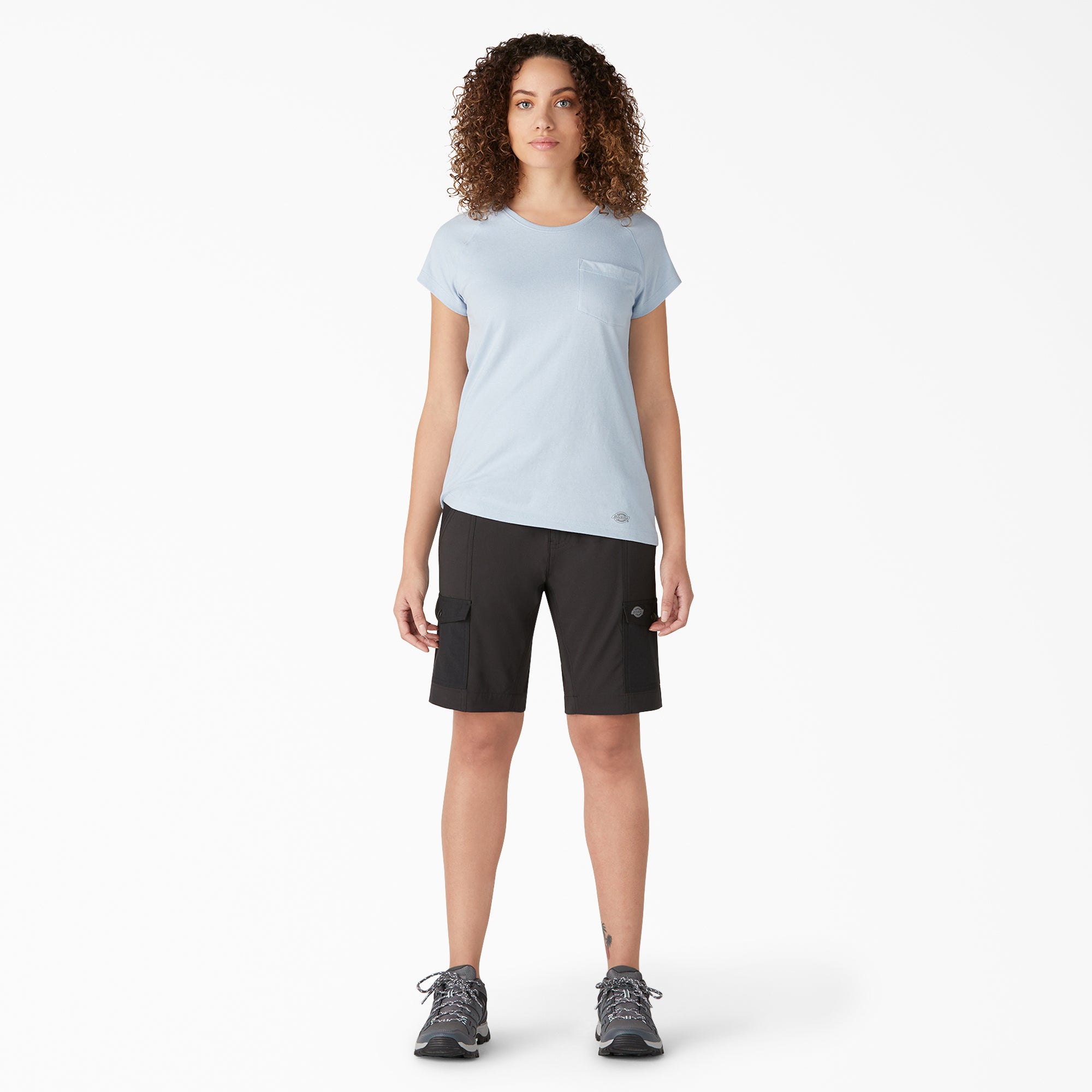 10" Women's Cooling Slim Fit Cargo Shorts