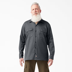 FLEX Relaxed Fit Long Sleeve Work Shirt
