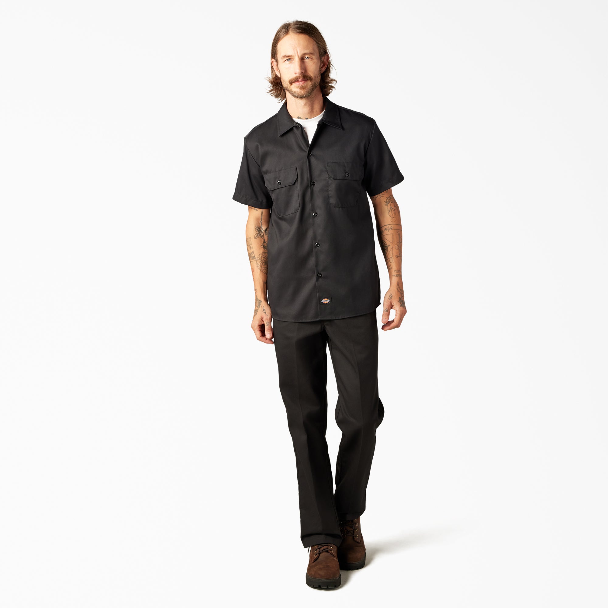 FLEX Slim Fit Short Sleeve Work Shirt