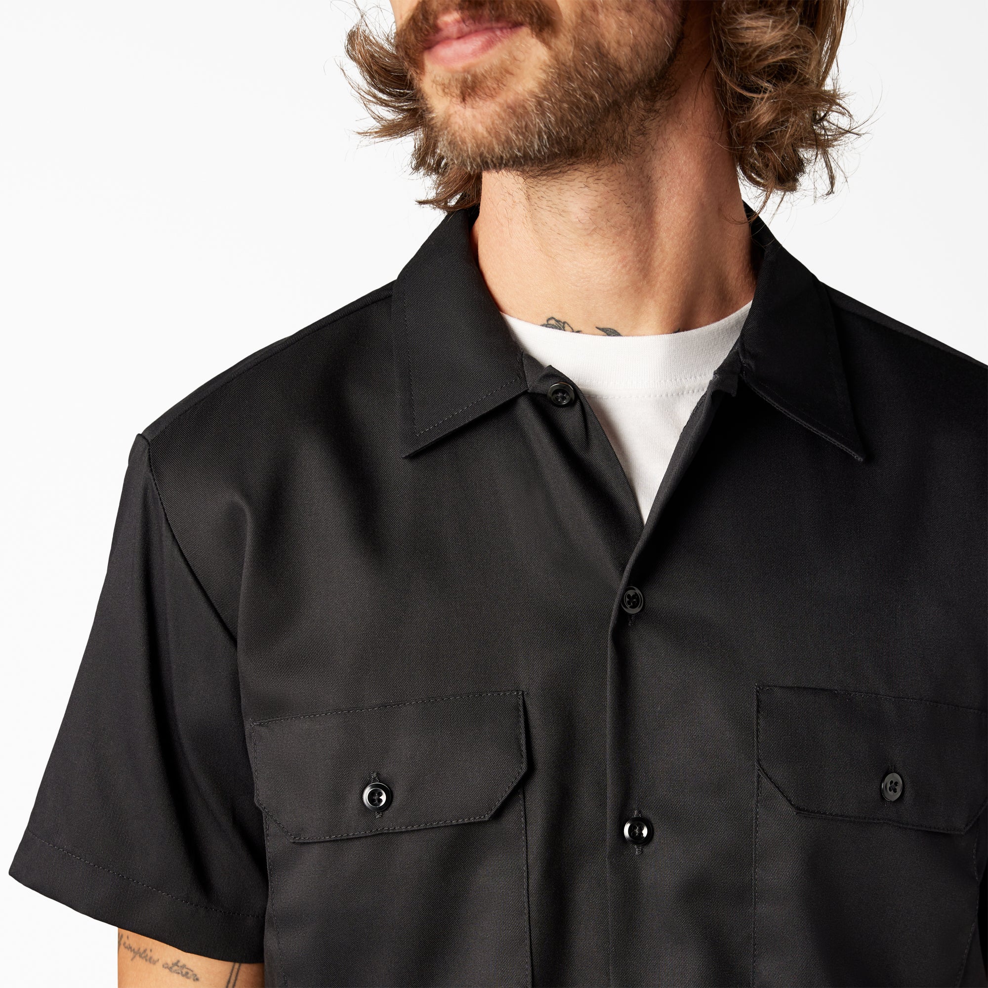 FLEX Slim Fit Short Sleeve Work Shirt