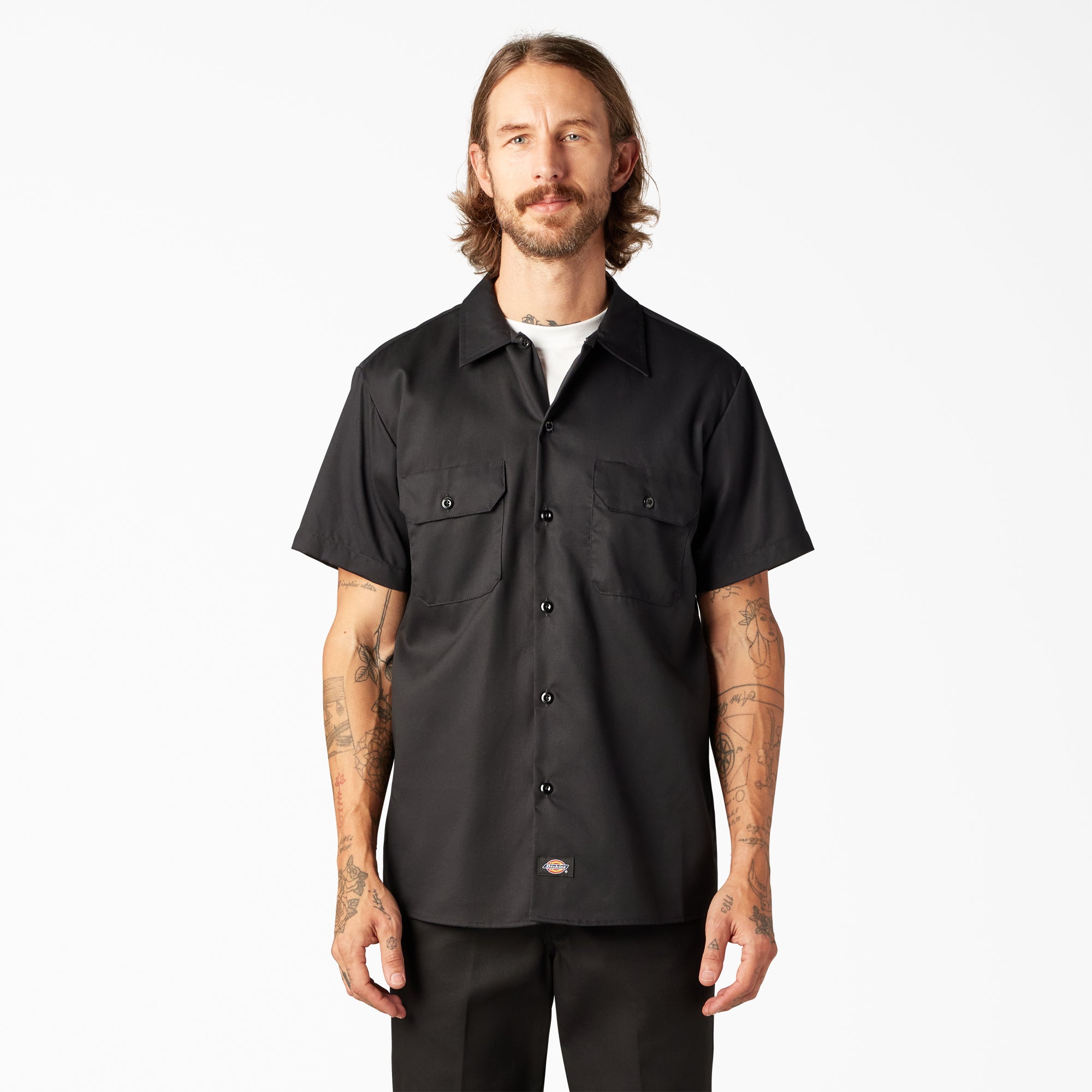 FLEX Slim Fit Short Sleeve Work Shirt