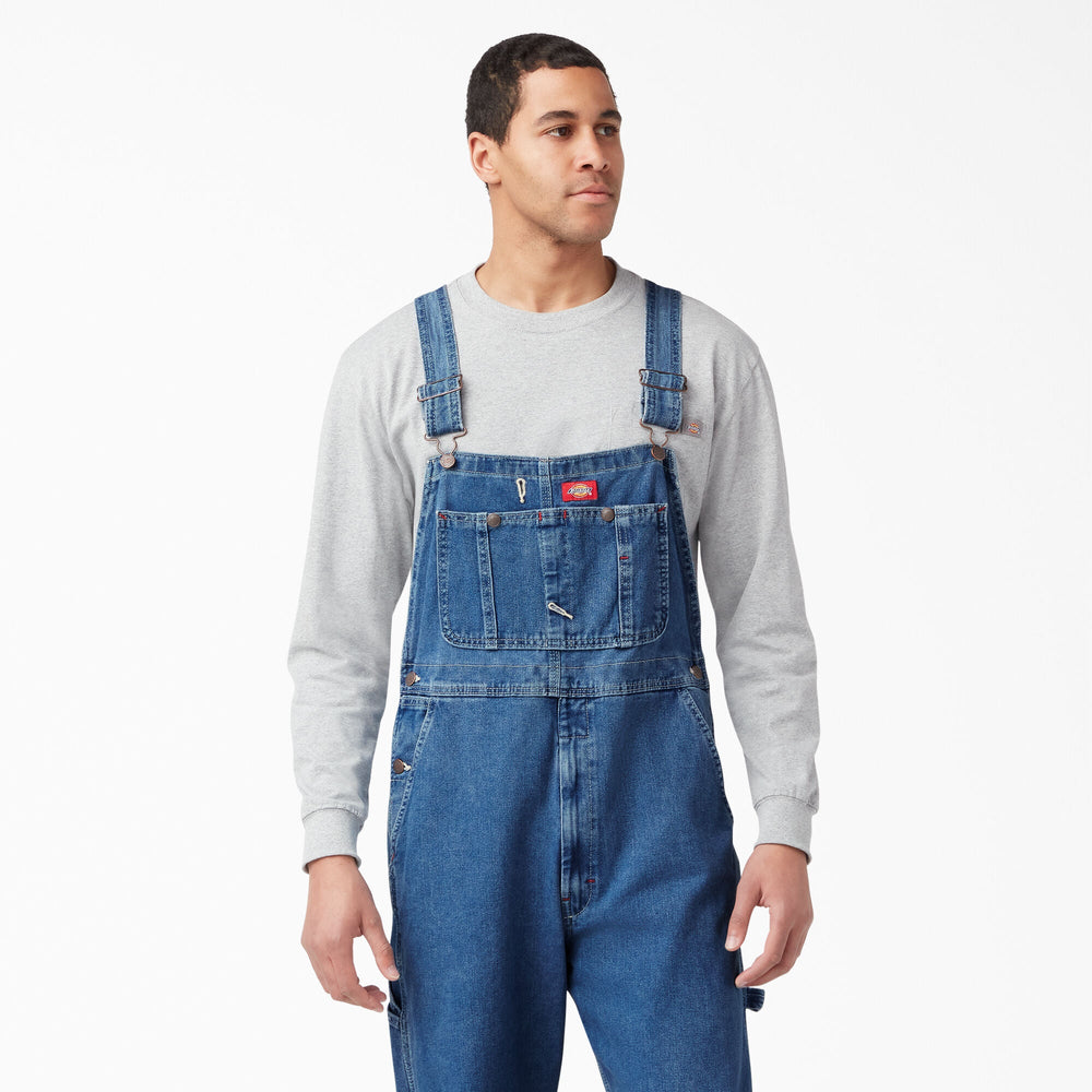 Stonewashed Indigo Bib Overalls