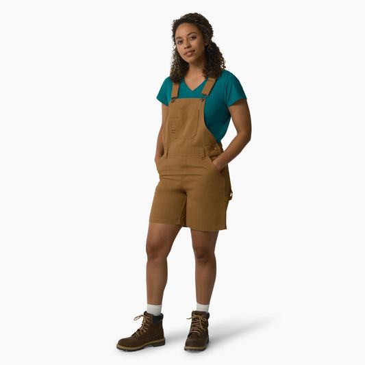 7" Women's Relaxed Fit Bib Shortalls