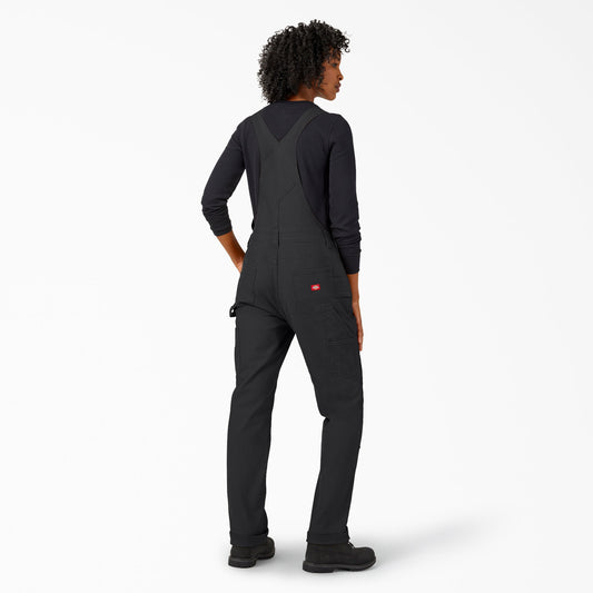 Women's Straight Fit Duck Double Front Bib Overalls