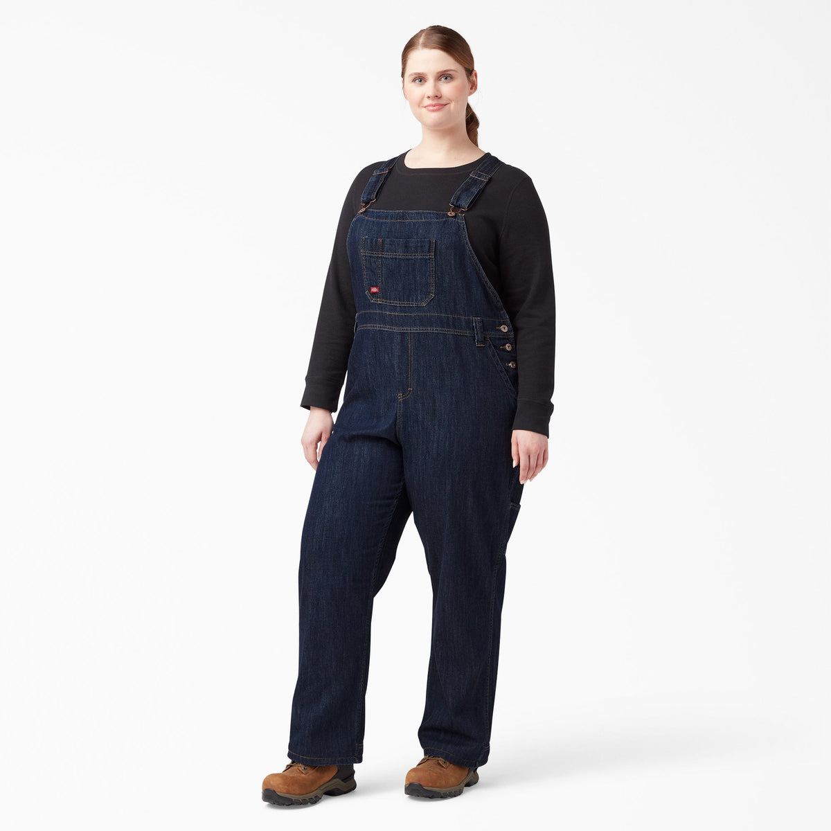 Women's Plus Relaxed Fit Bib Overalls