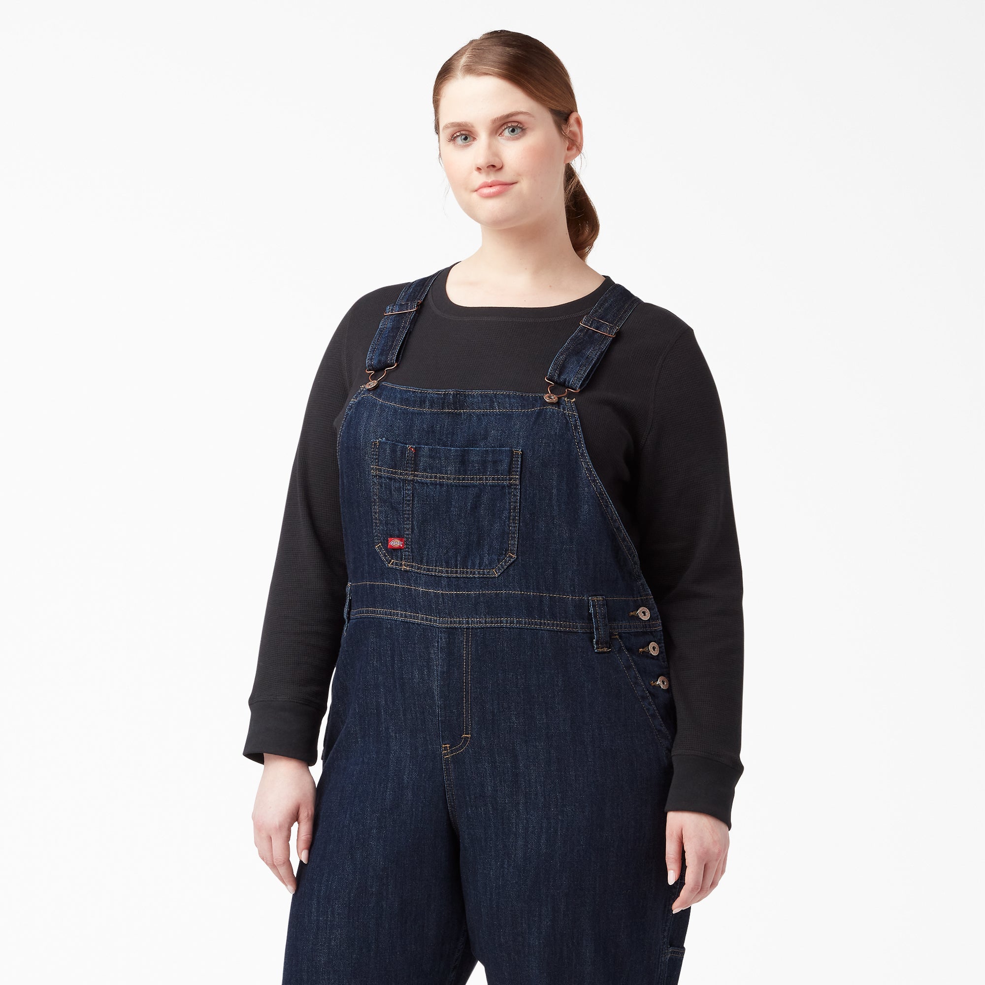 Women's Plus Relaxed Fit Bib Overalls