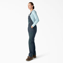 Women's Relaxed Fit Waxed Canvas Bib Overalls