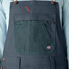 Women's Relaxed Fit Waxed Canvas Bib Overalls