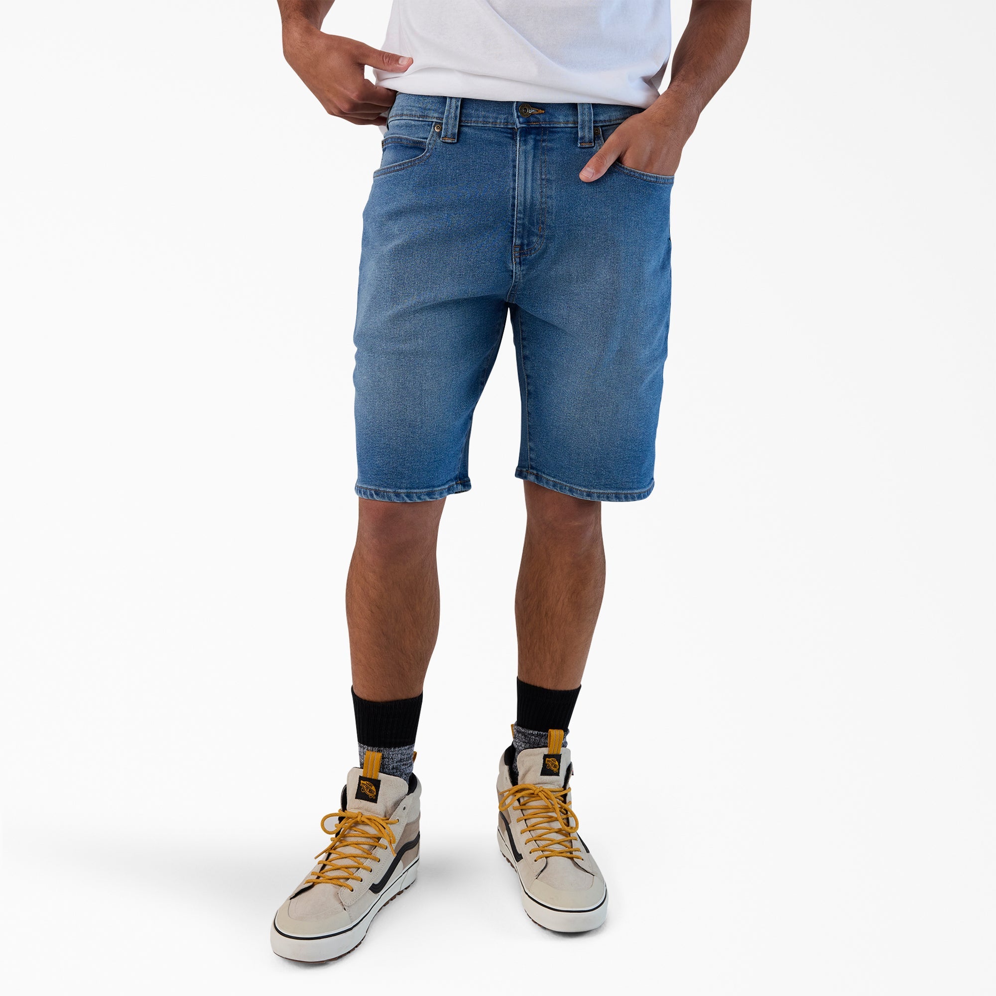 FLEX 5-Pocket Denim Shorts 11"