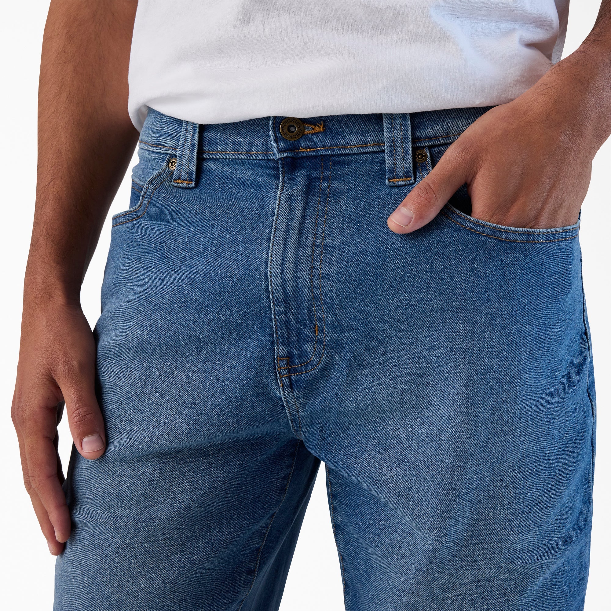 FLEX 5-Pocket Denim Shorts 11"