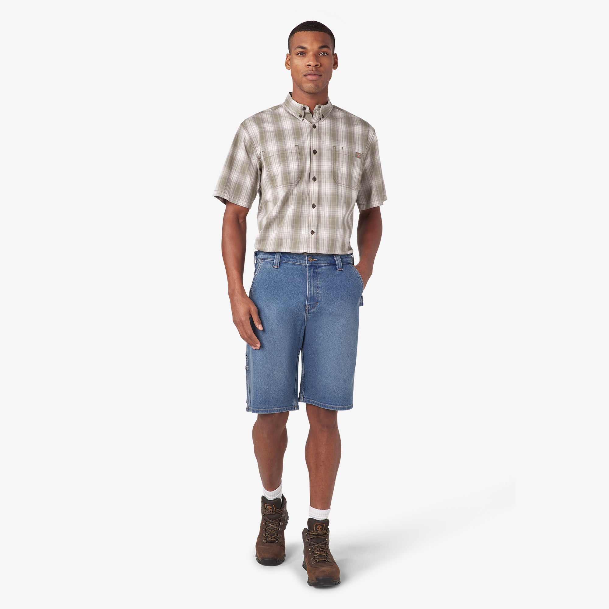 Denim Utility Shorts 11"