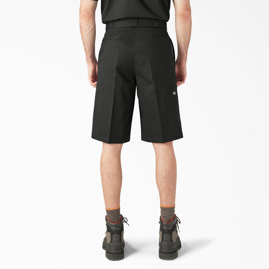 13" Loose Fit Flat Front Work Shorts