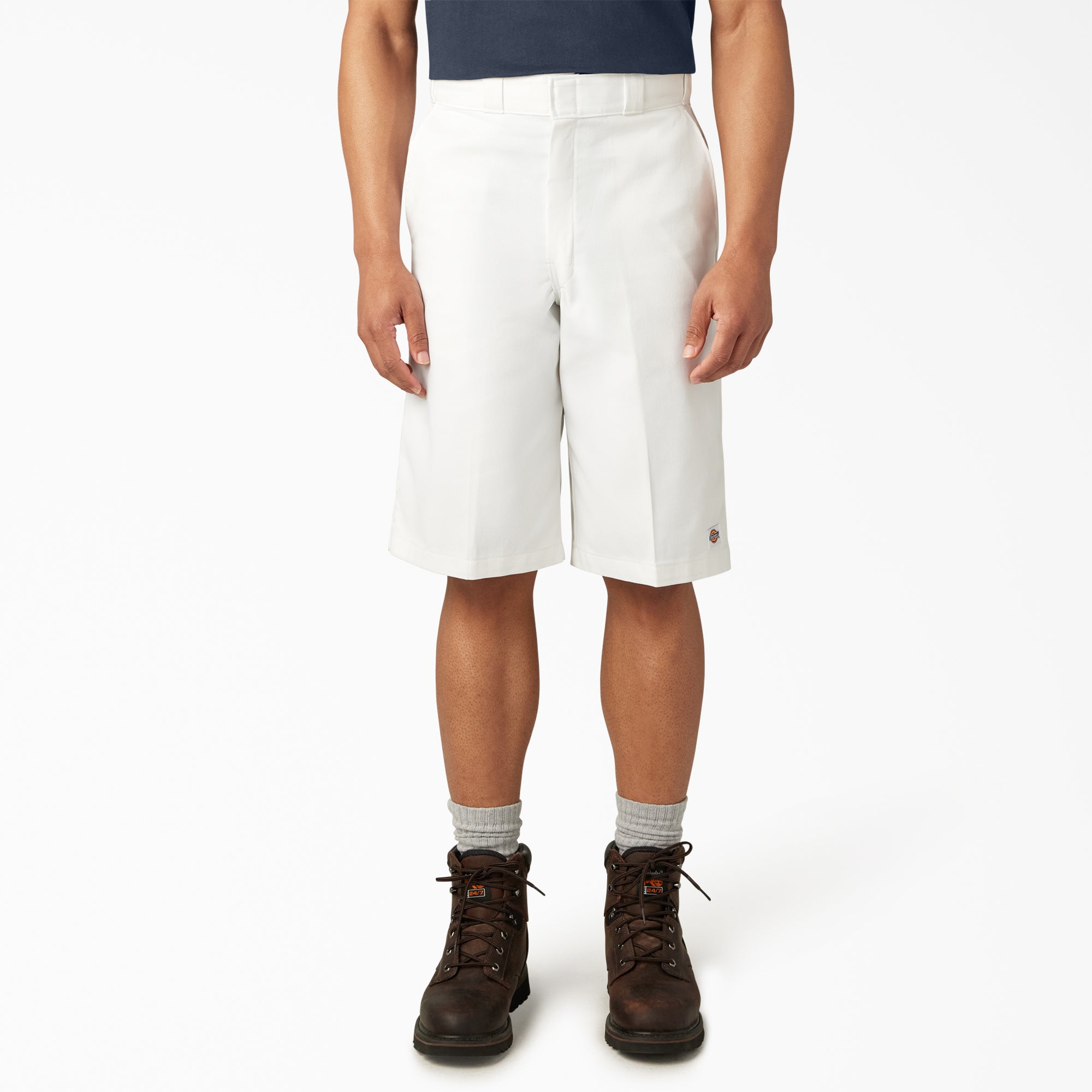 13" Loose Fit Flat Front Work Shorts