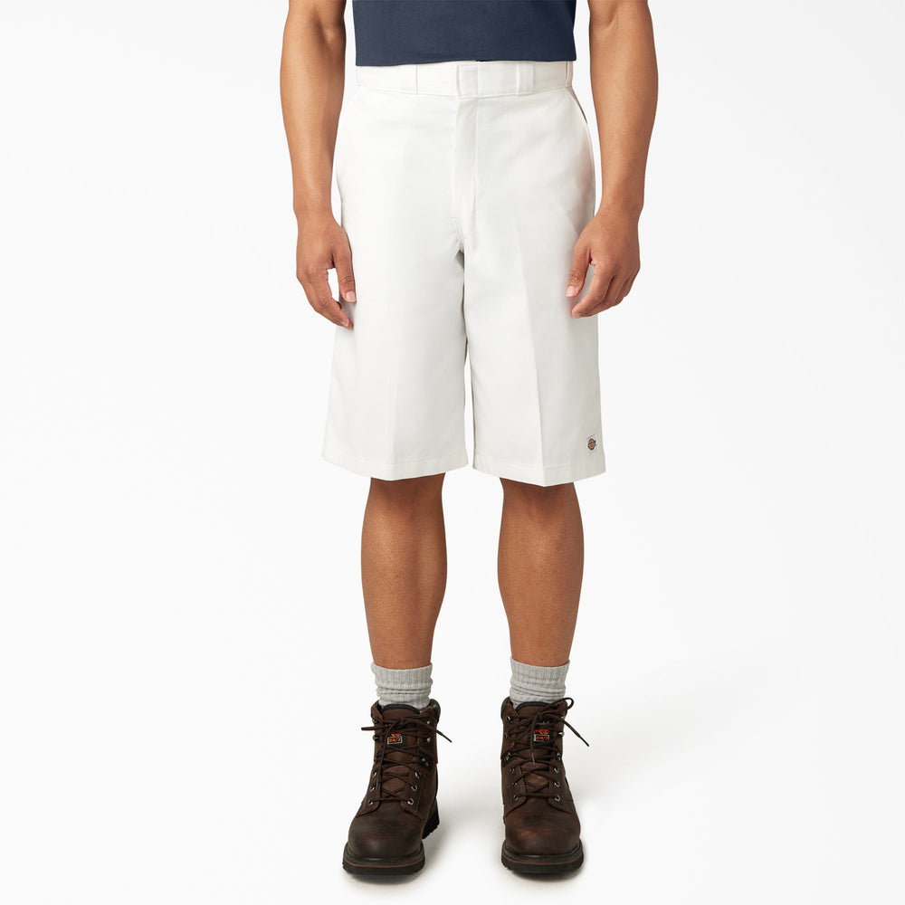 13" Loose Fit Flat Front Work Shorts