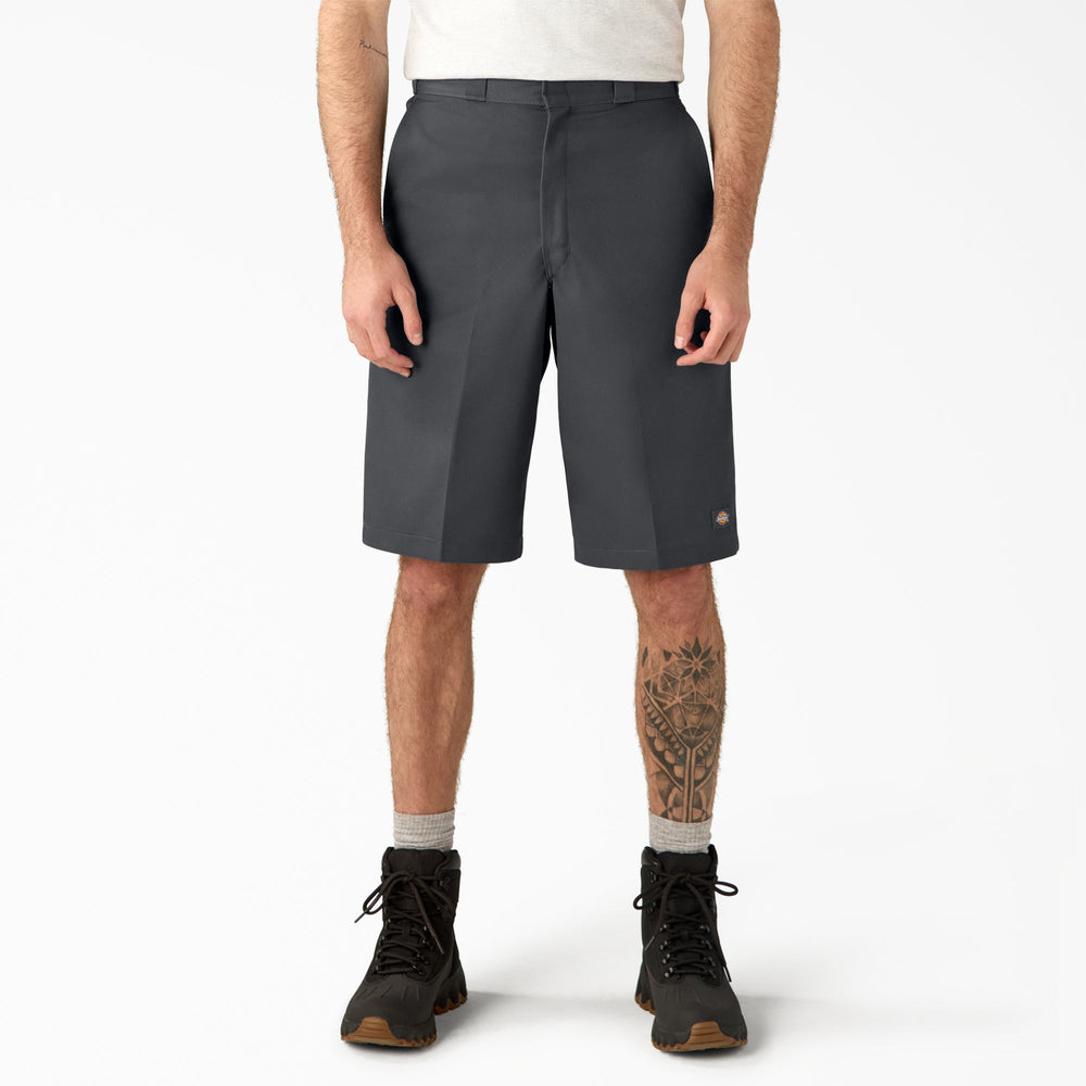 13" Loose Fit Flat Front Work Shorts