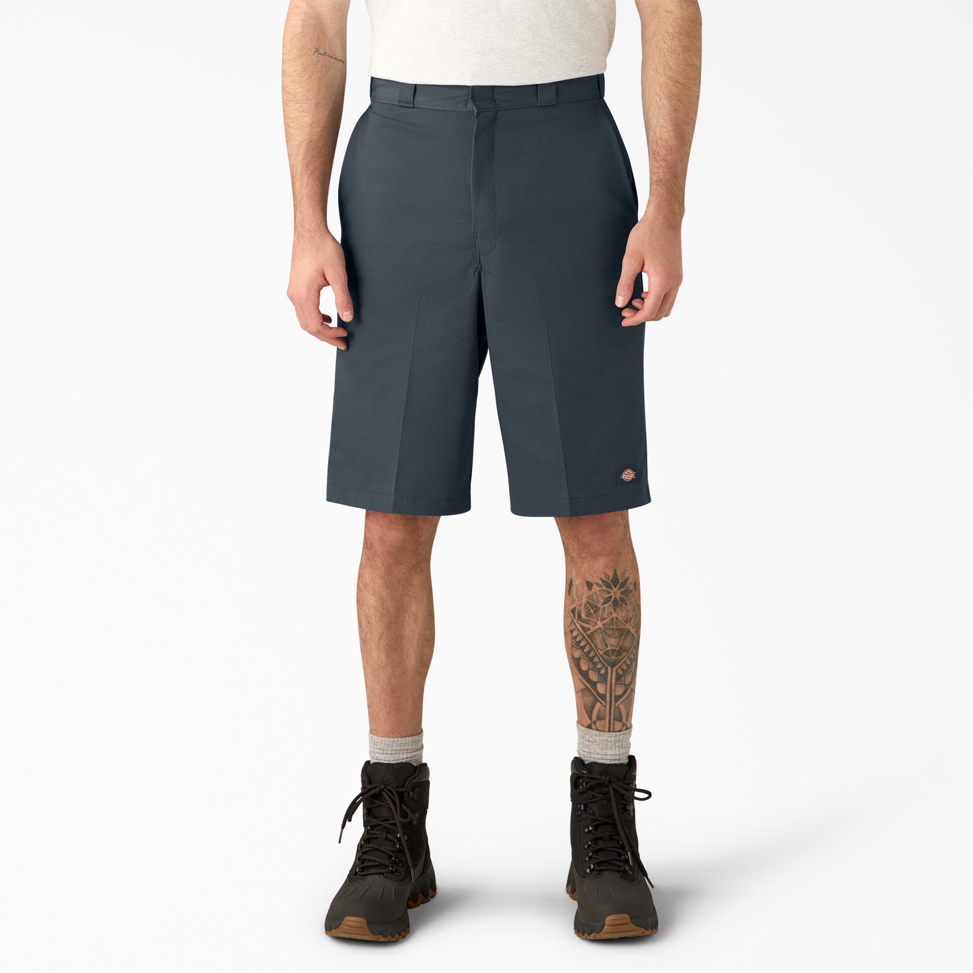 13" Loose Fit Flat Front Work Shorts