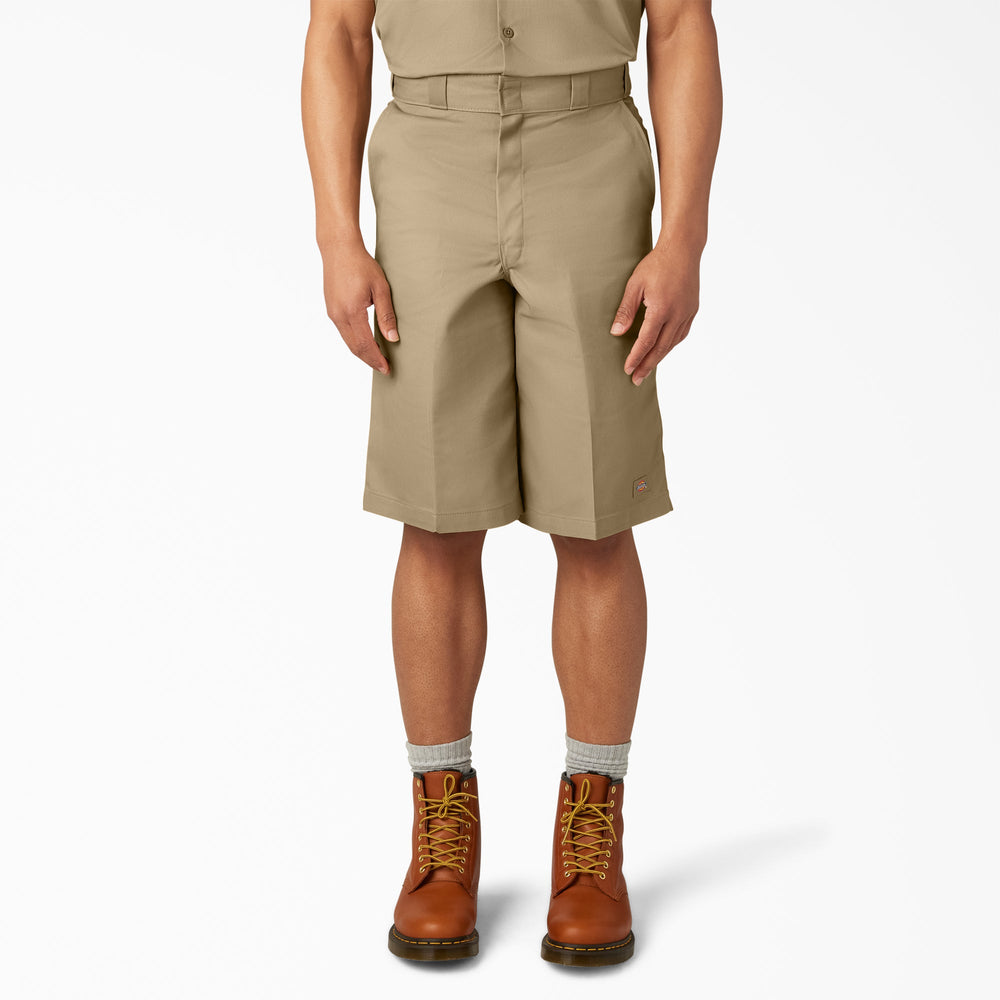 13" Loose Fit Flat Front Work Shorts