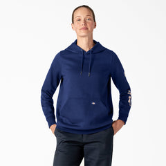 Women's Water Repellent Sleeve Logo Hoodie