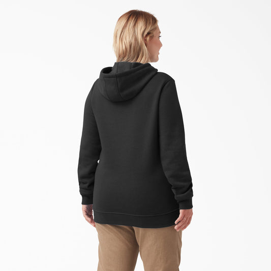 Women's Plus Water Repellent Sleeve Logo Hoodie