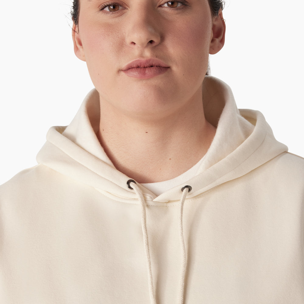 Women's Plus Water Repellent Sleeve Logo Hoodie