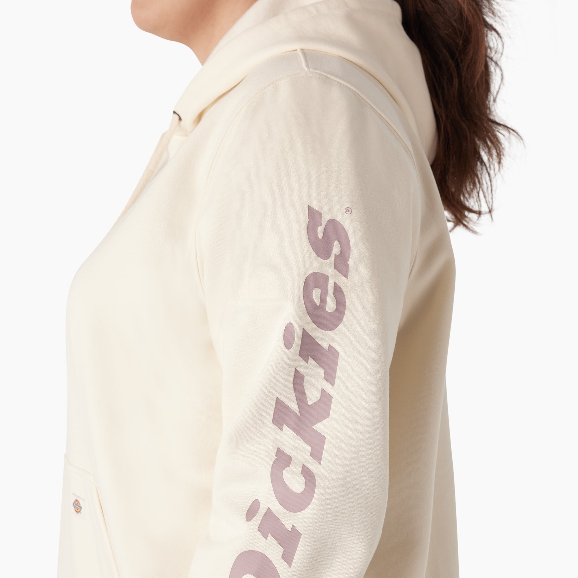 Women's Plus Water Repellent Sleeve Logo Hoodie