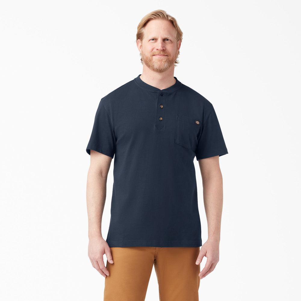 Heavyweight Short Sleeve Henley T-Shirt