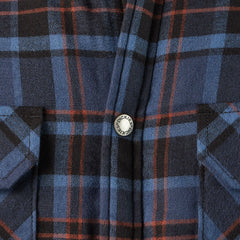 Water Repellent Fleece-Lined Flannel Shirt Jacket