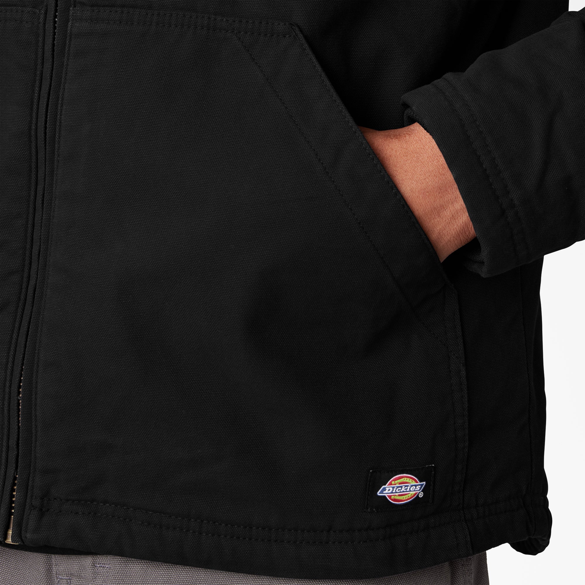 Duck Canvas High Pile Fleece Lined Jacket