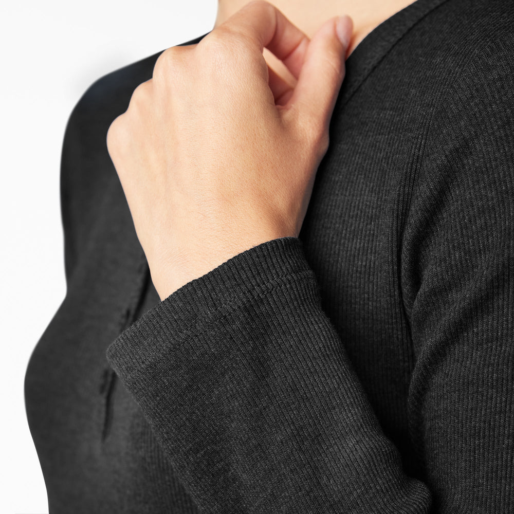 Women's Henley Long Sleeve Shirt