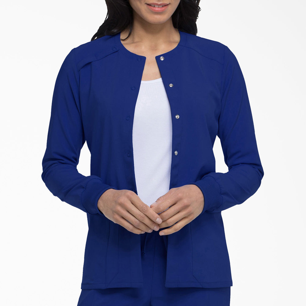 Women's EDS Essentials Snap Front Scrub Jacket