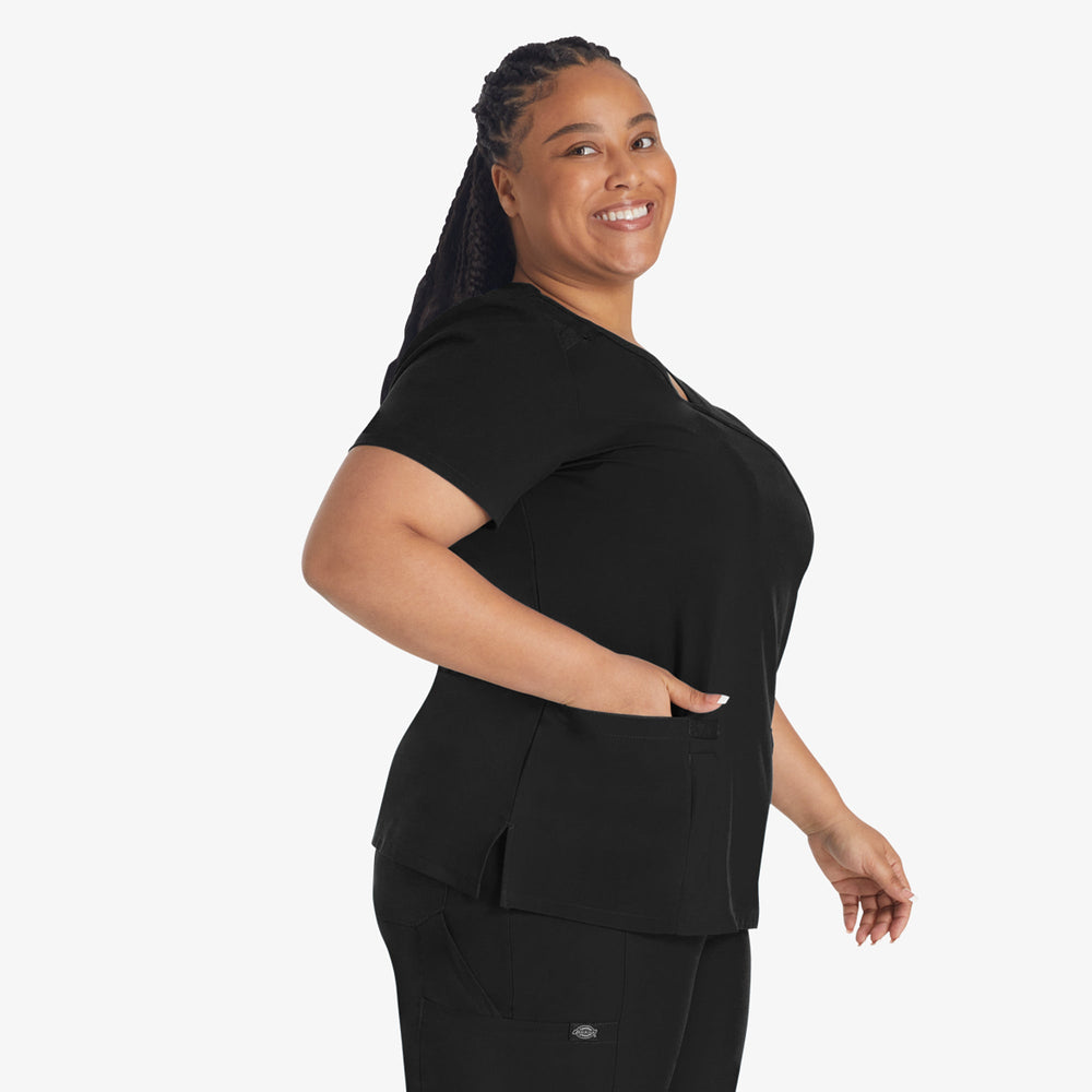 Women's EDS Essentials Mock Wrap Scrub Top