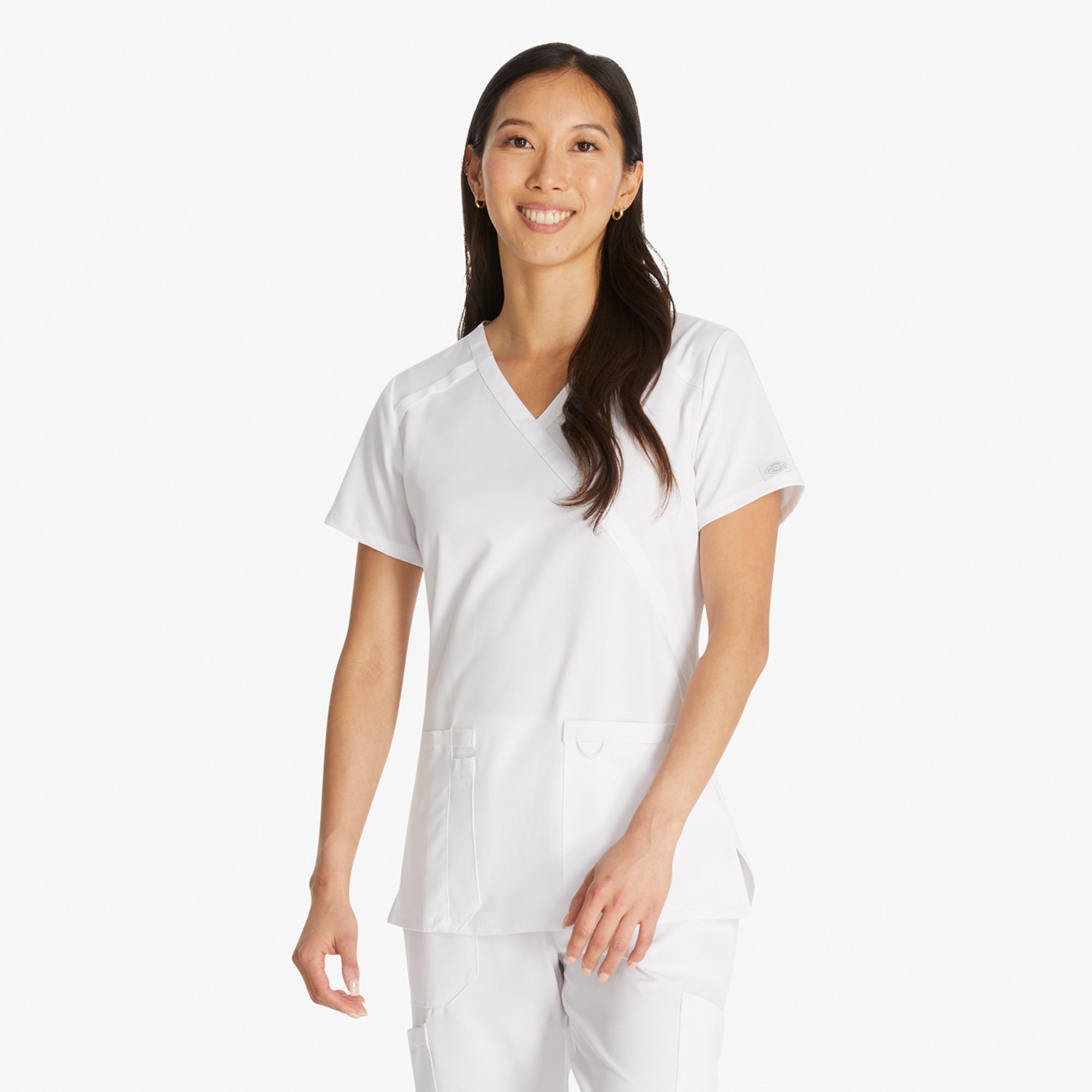 Women's EDS Essentials Mock Wrap Scrub Top