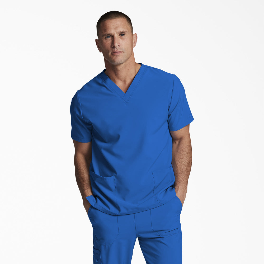 Unisex EDS Essentials V-Neck Scrub Top