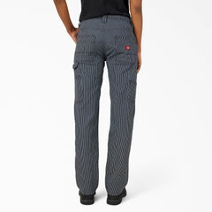 Women's FLEX Relaxed Fit Hickory Stripe Carpenter Pants