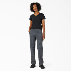 Women's FLEX Relaxed Fit Hickory Stripe Carpenter Pants