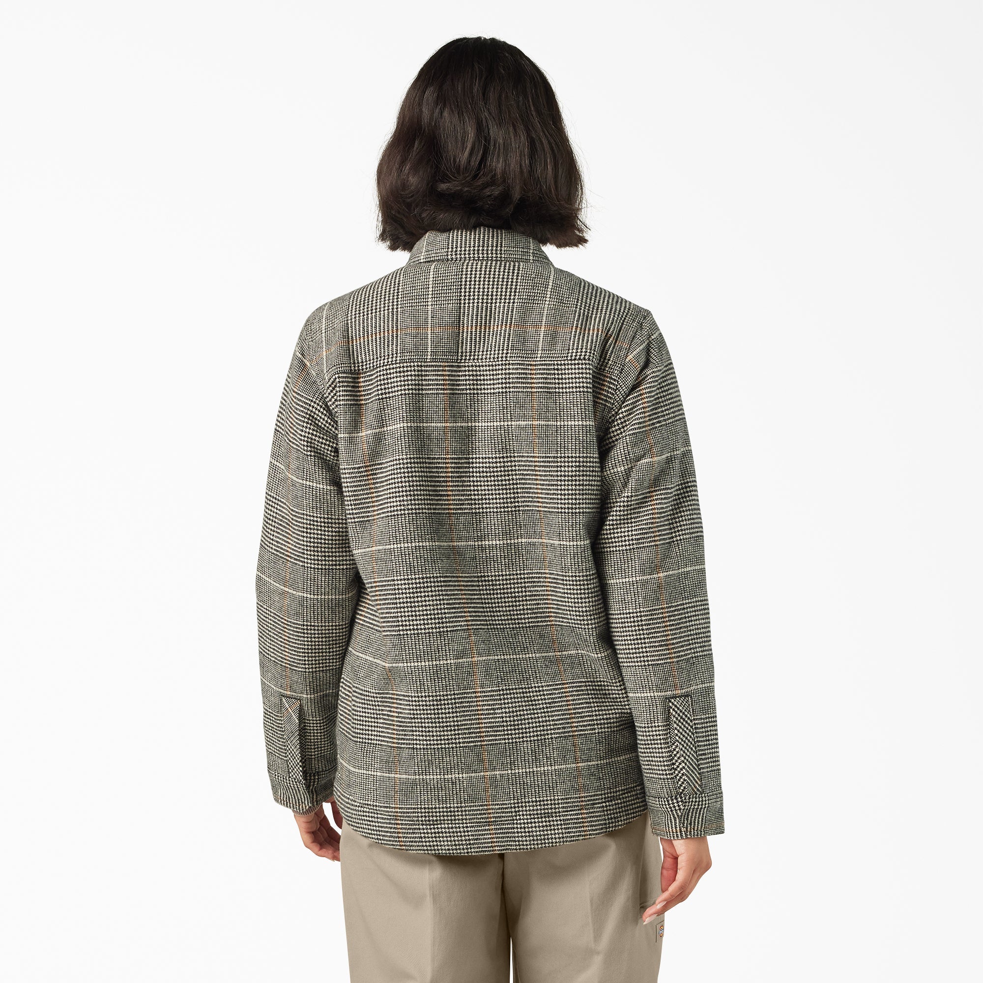 Women’s Fleece Lined Flannel Chore Coat