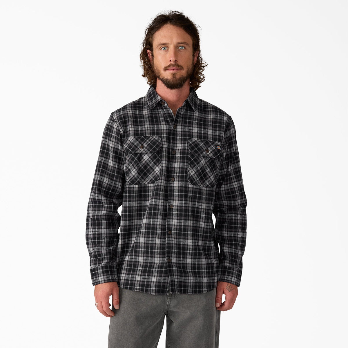 Long Sleeve Flannel Work Shirt