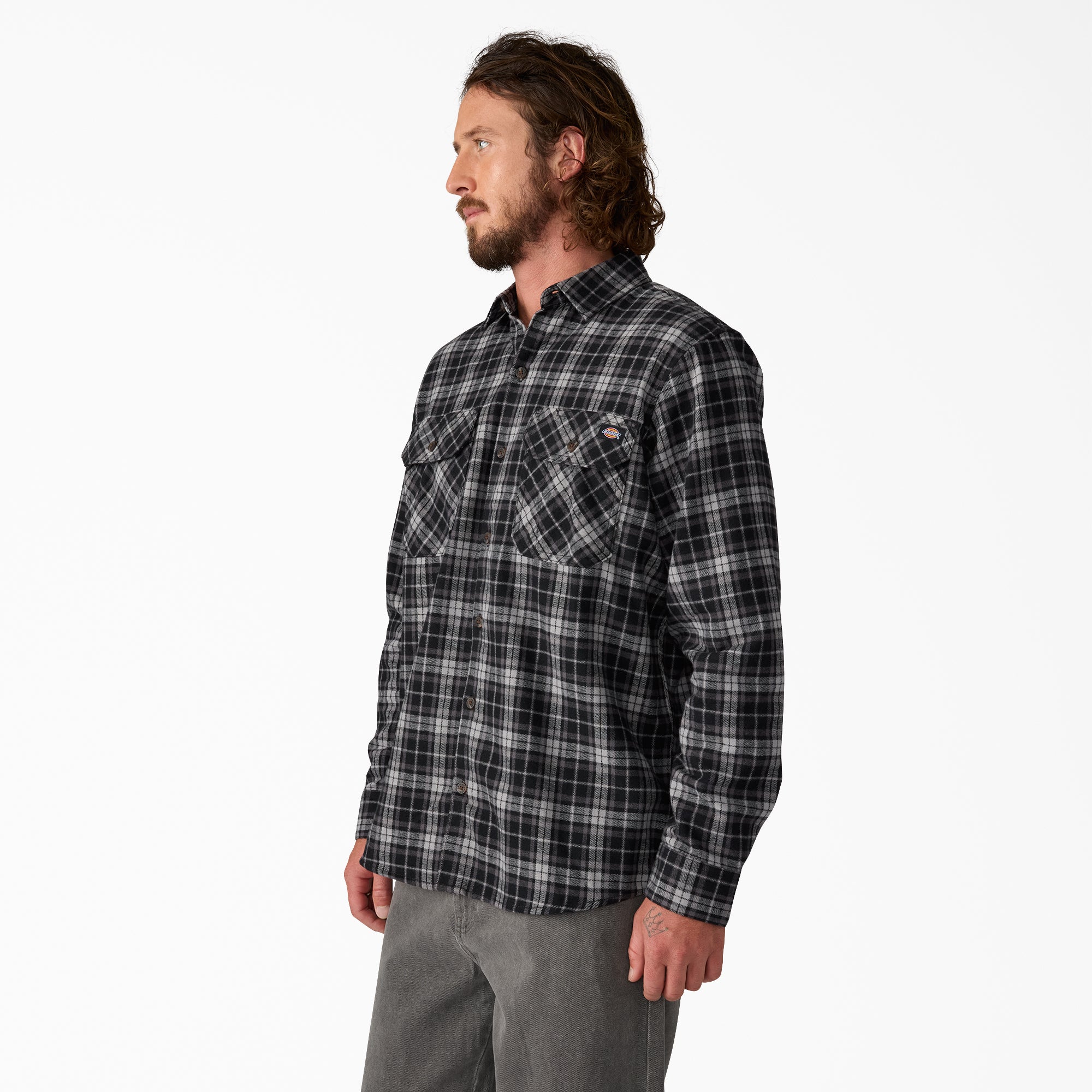 Long Sleeve Flannel Work Shirt