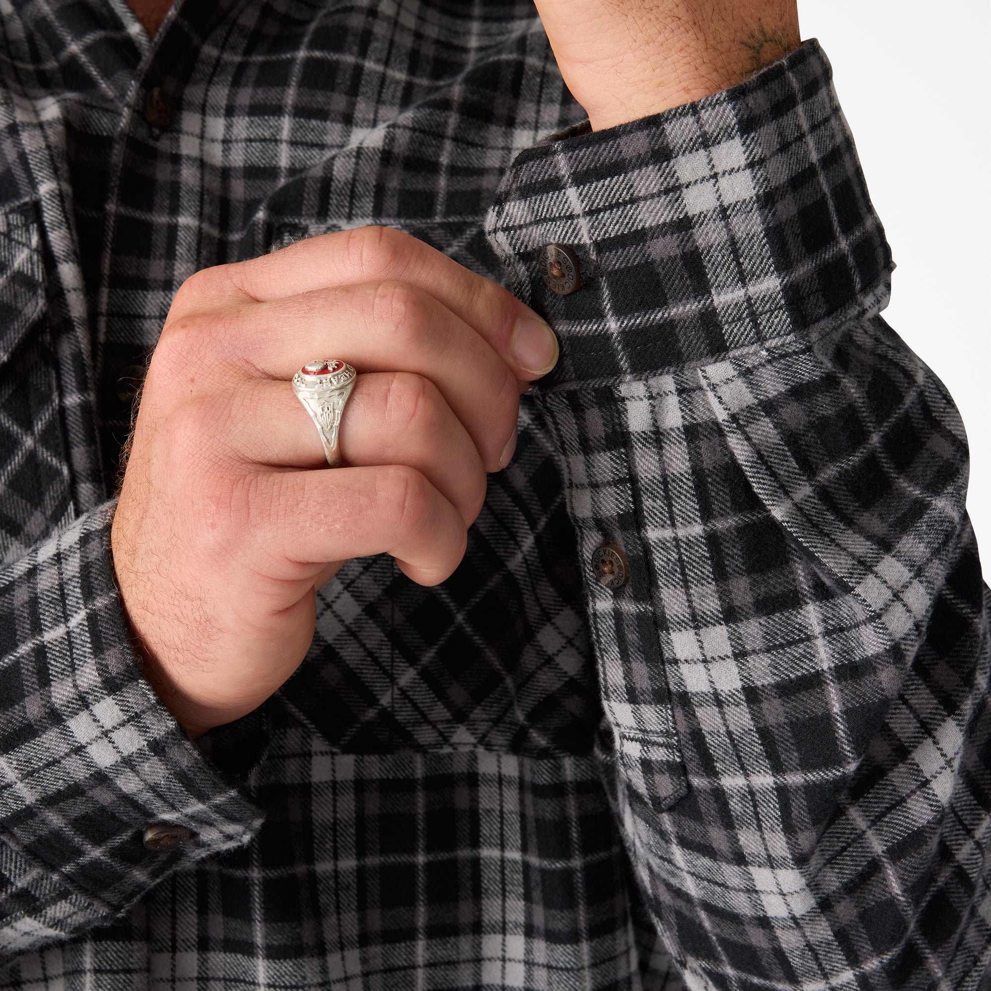 Long Sleeve Flannel Work Shirt