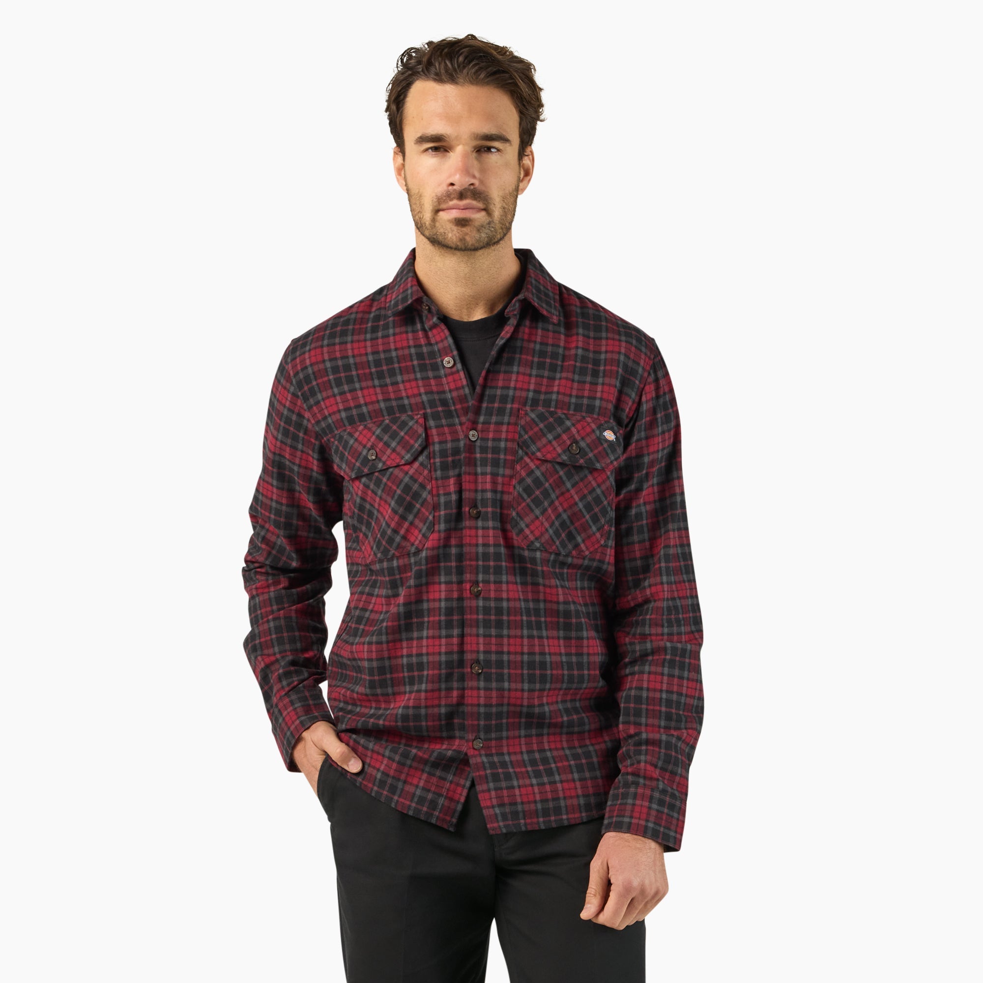 Long Sleeve Flannel Work Shirt