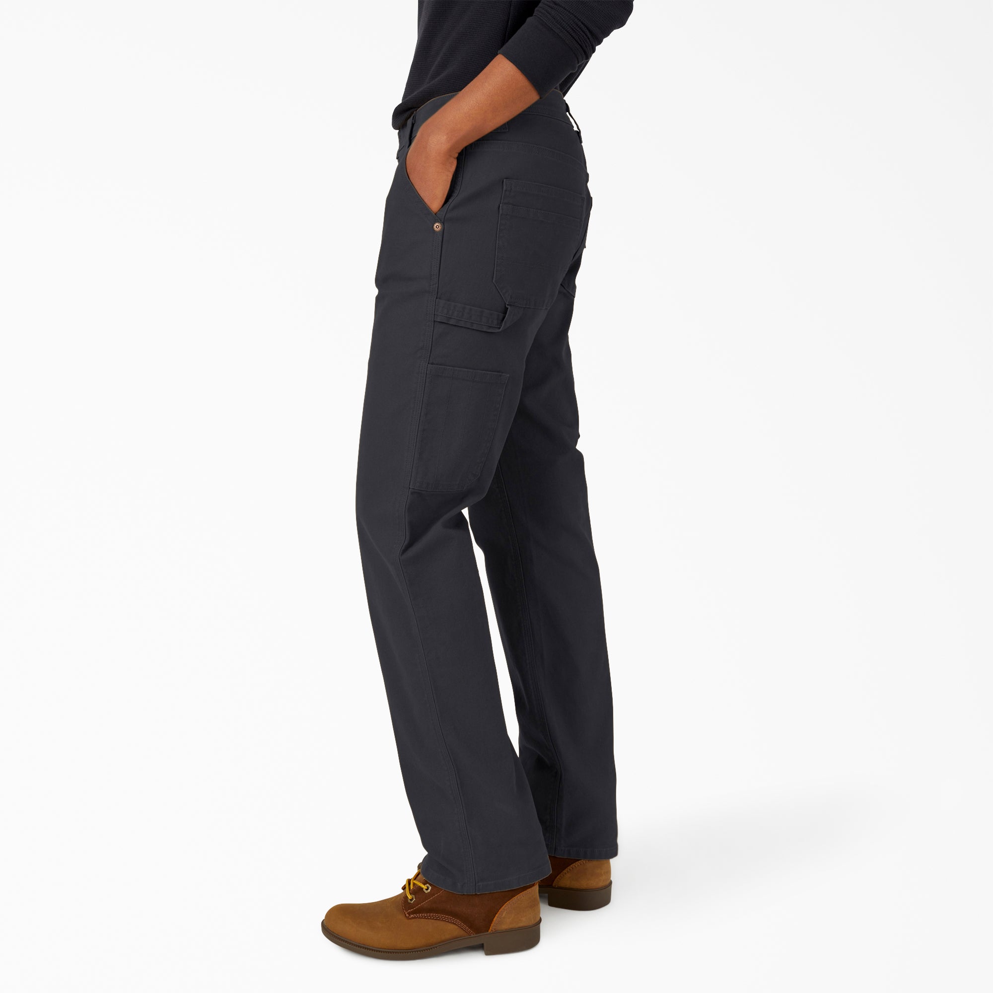 Women's FLEX Relaxed Straight Fit Duck Carpenter Pants