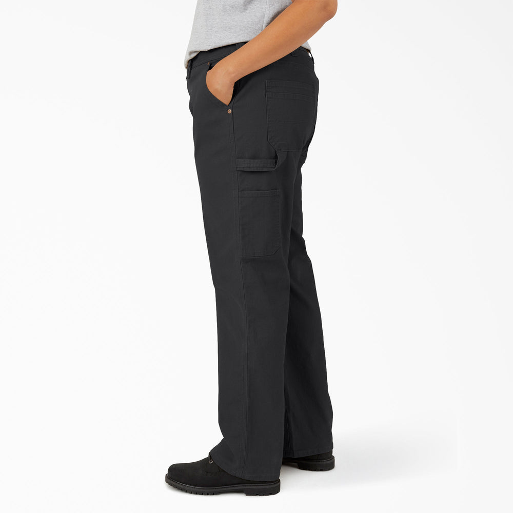 Women's Plus FLEX Relaxed Straight Fit Duck Carpenter Pants