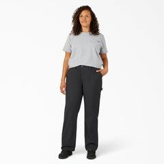 Women's Plus FLEX Relaxed Straight Fit Duck Carpenter Pants