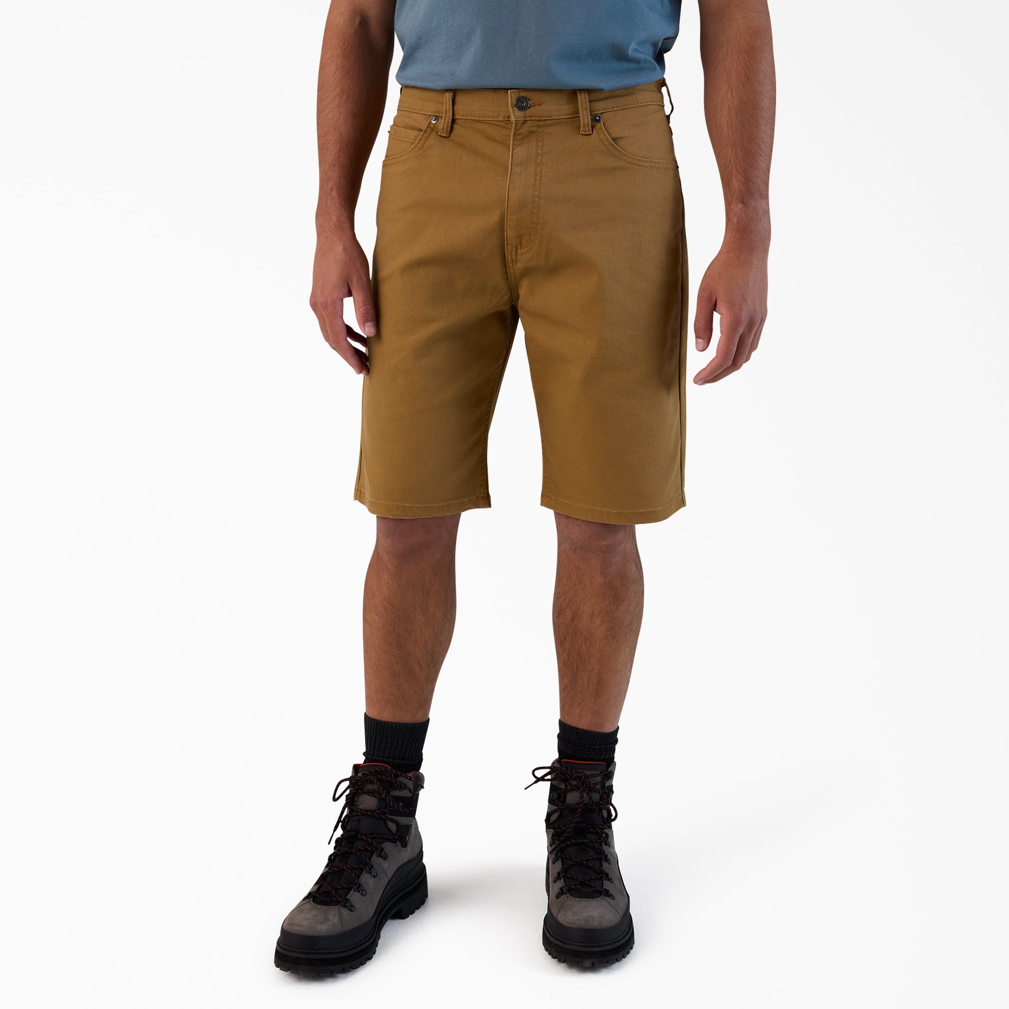 FLEX 5-Pocket Duck Canvas Shorts 11"