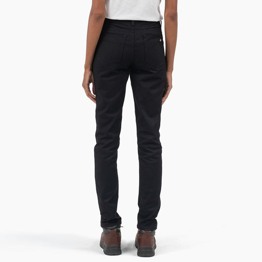 Women's High Rise Skinny Twill Pants