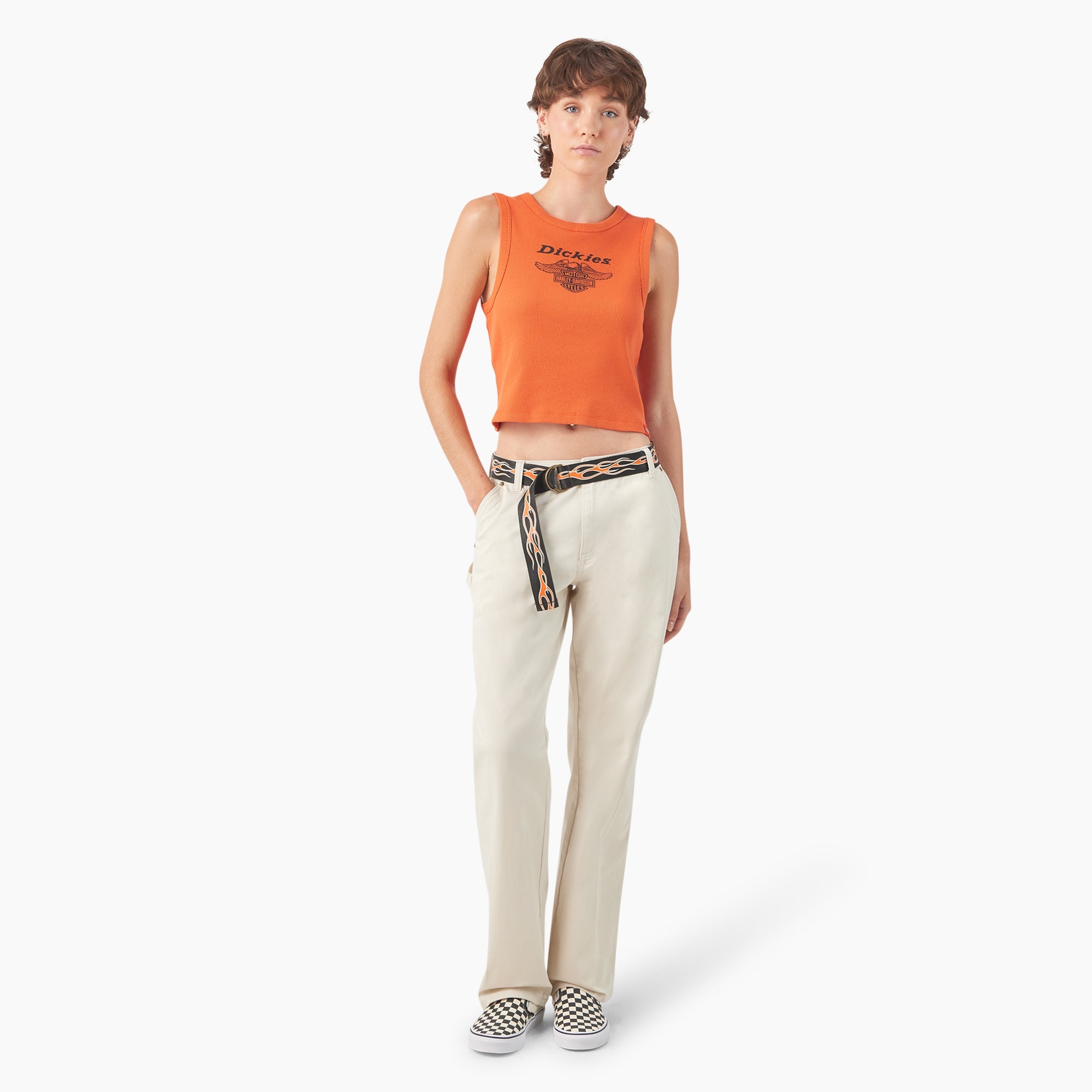 Dickies x Harley-Davidson Women’s Carpenter Pants with Belt